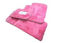 Pink Sheepskin Floor Mats For Rolls Royce Ghost Series I (2010–2020) Er56 Design Brand - AutoWin