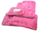 Pink Sheepskin Floor Mats For Rolls Royce Phantom 2003–2016 Er56 Design Brand - AutoWin