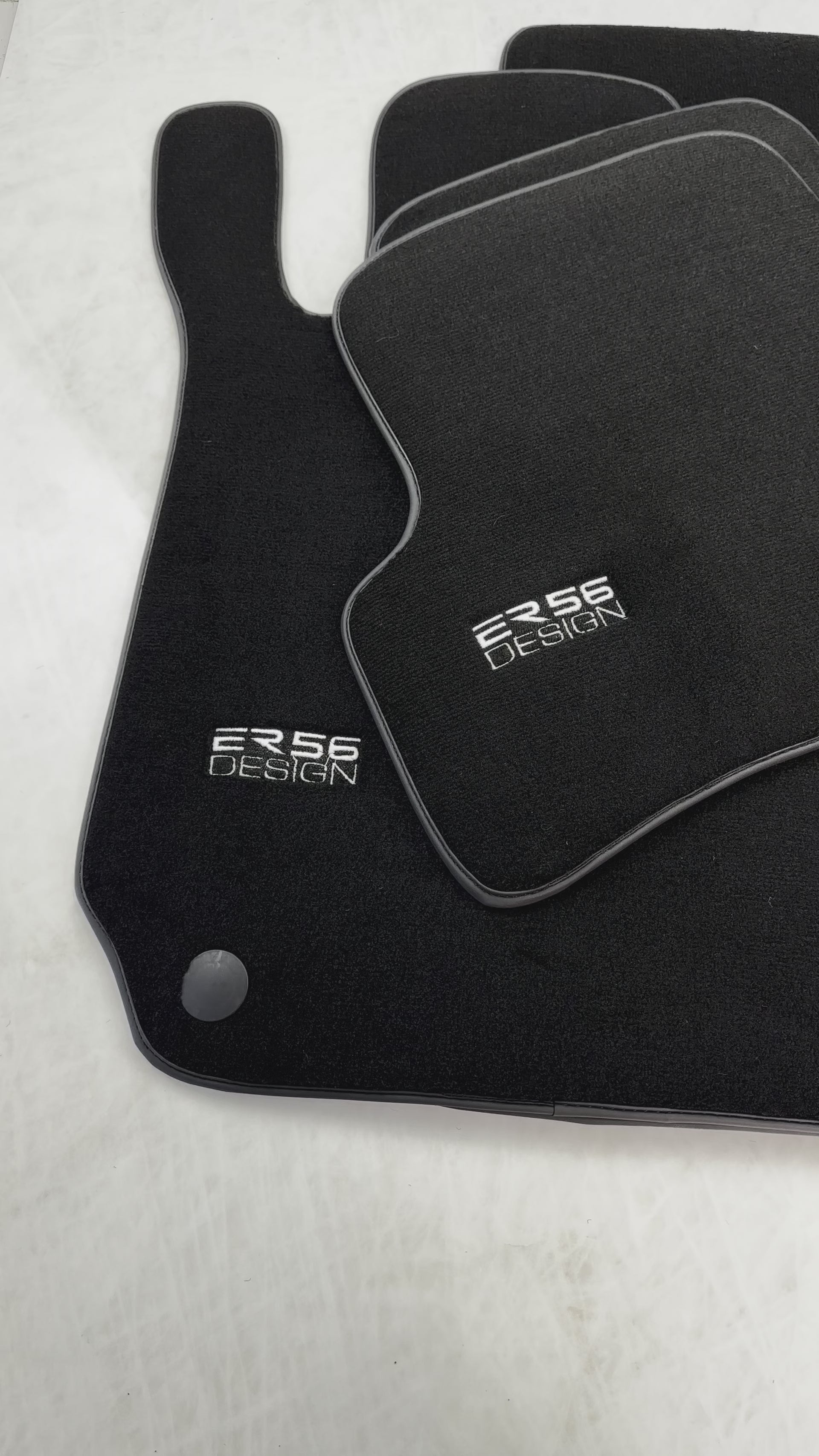 Tappeti nere per auto per Mercedes-Benz Classe C W204 Coupé 2012-2015 Design ER56 - ER56 Design