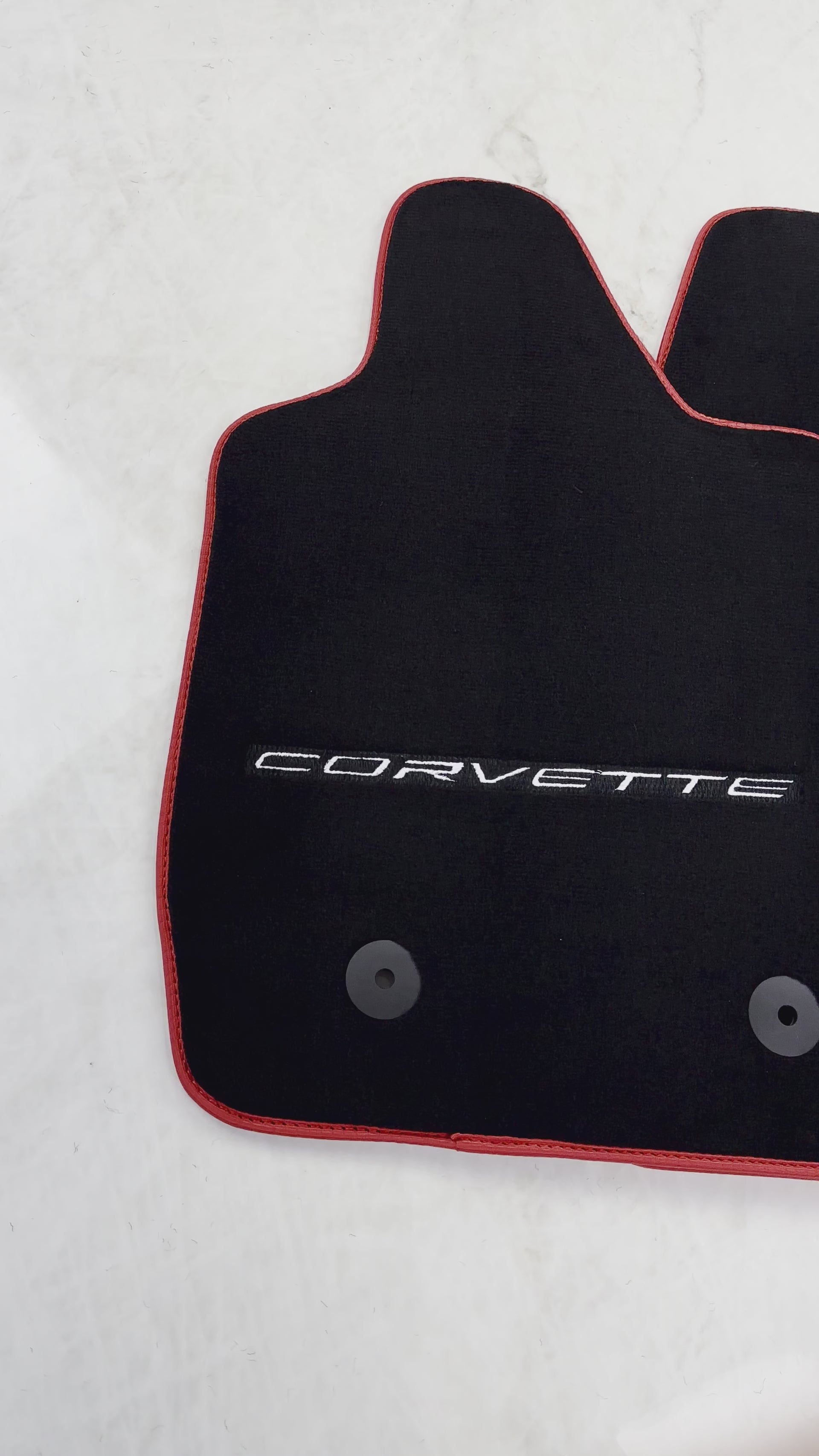 Tappetini neri per auto per Chevrolet Corvette C7 Targa Top (2014-2019) - AutoWin