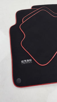 Tappetini Neri per Auto per Mercedes Benz C-Class W203 (2000-2007) Design ER56