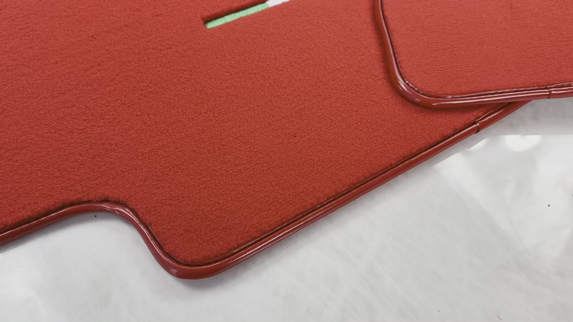 Rote Fußmatten für Ferrari 512 TR 1992–1994 - AutoWin