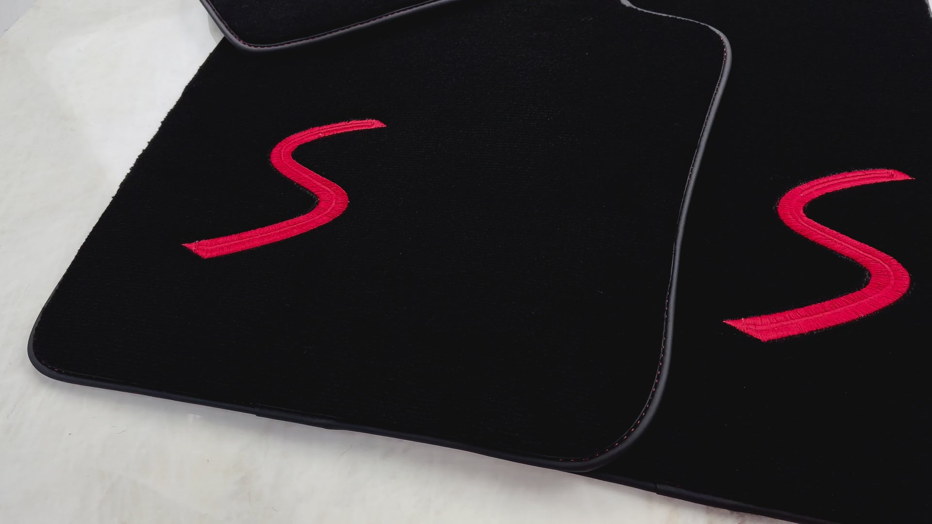 Mats de coche negros para Mini Cooper / One R53 (2001-2007) Cooper S - AutoWin