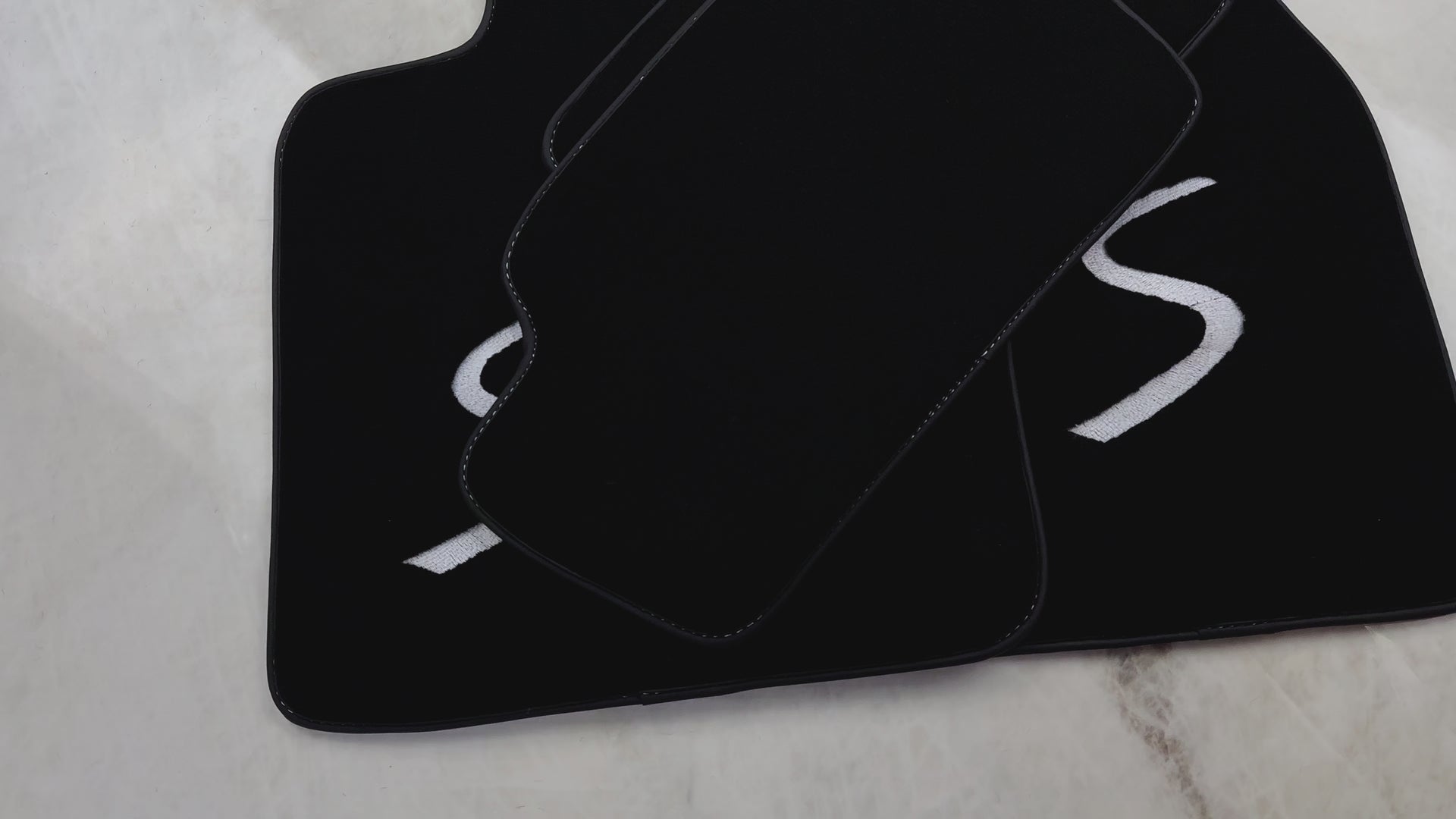 Schwarze Fußmatten für Mini Cooper / One R53 (2001–2007) Cooper S - AutoWin