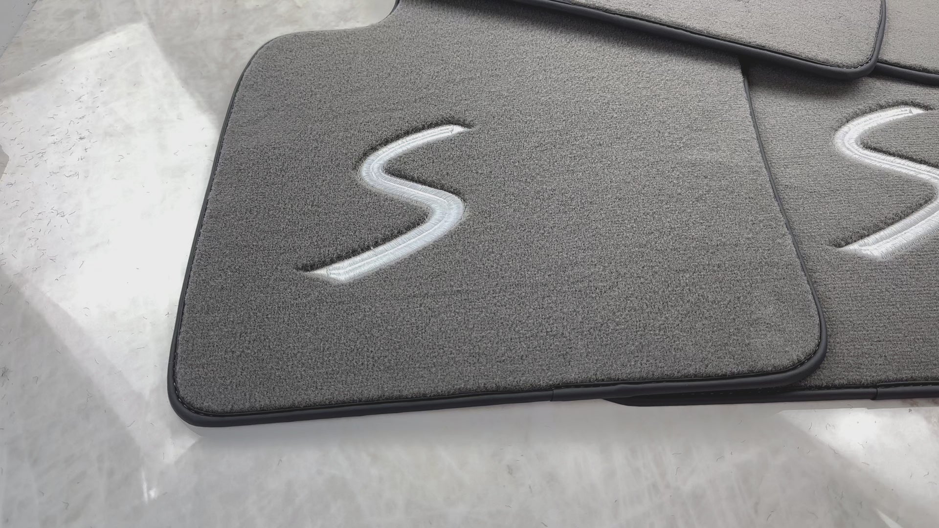 Tapis de voiture gris pour Mini Cooper/One R50 (2001-2007) - AutoWin