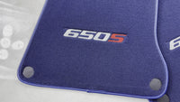 Dark Blue Floor Mats For McLaren 650S Tailored