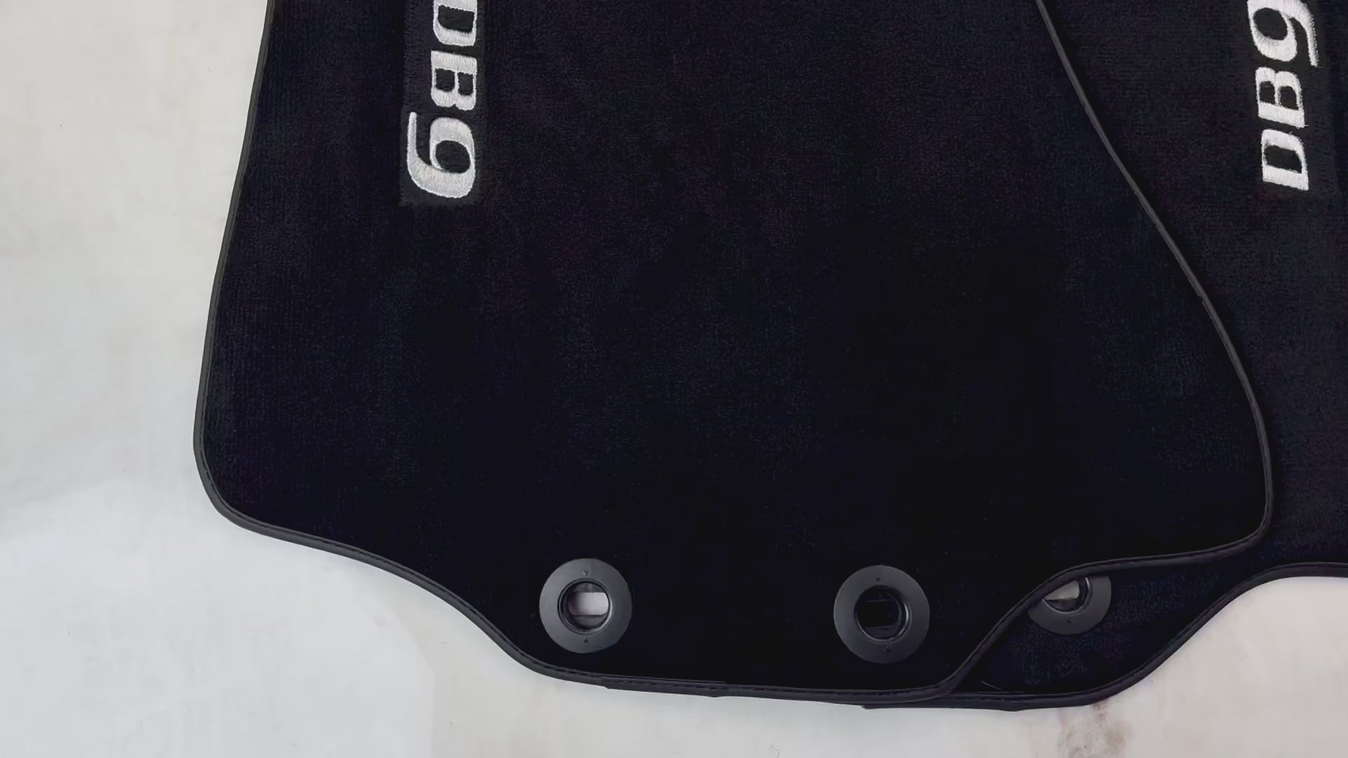 Black Floor Mats for Aston Martin DB9 (2004-2016) Various Trim Colors - AutoWin