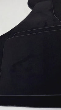 Tapis de voiture noir pour VW Karmann Ghia (1955-1974)
