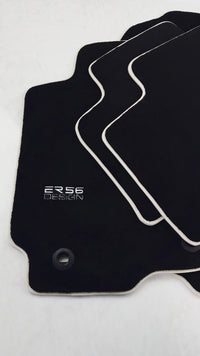 Black Floor Mats For Toyota RAV4 (2013-2018) ER56 Design