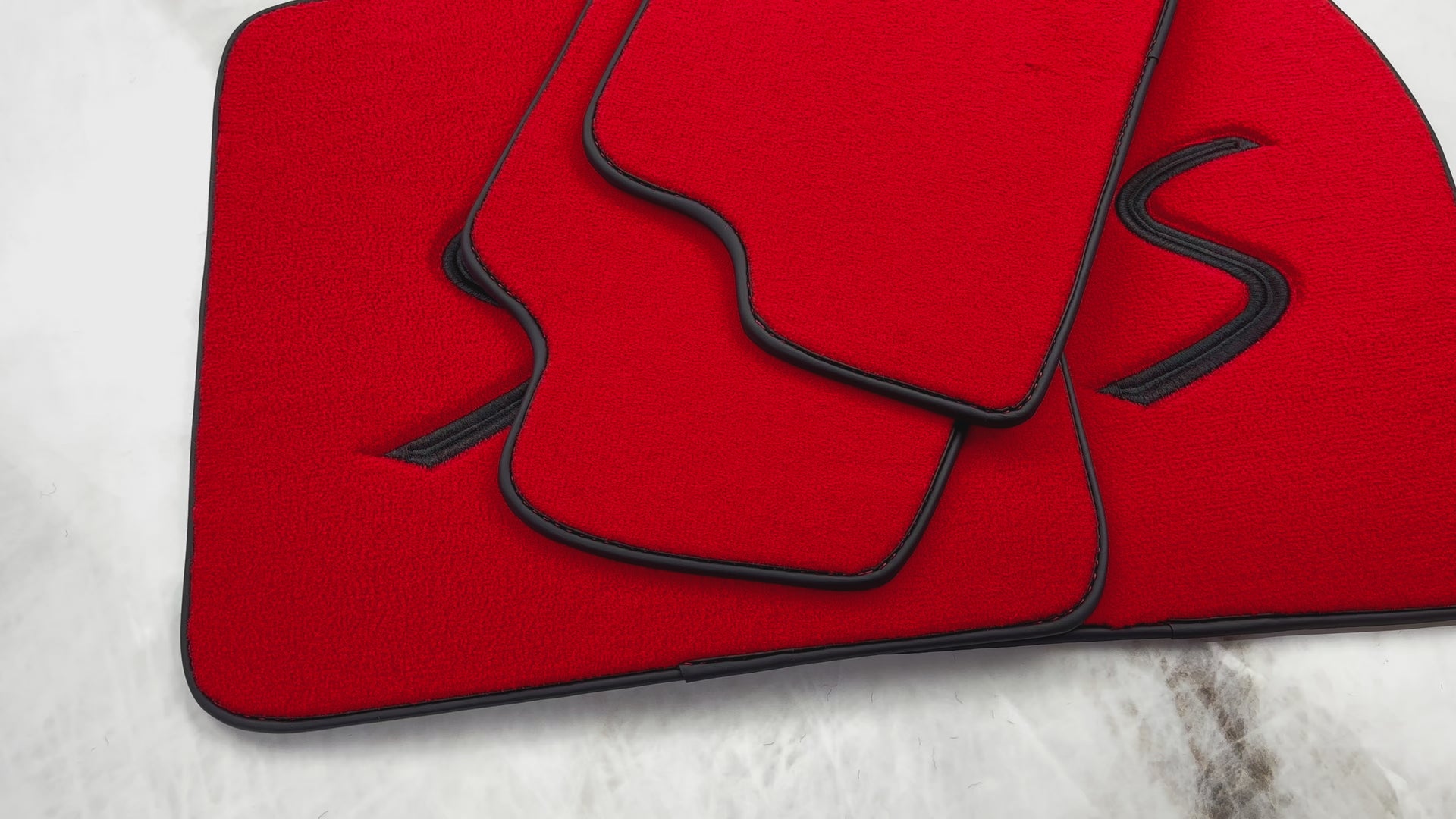 Alfombrillas rojas para Mini Cooper / One R56 (2007-2014) - AutoWin