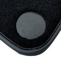 Purple Leather Black Floor Mats for McLaren 600 LT (2018-2020) | Black Trim - AutoWin