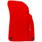 Red Floor Mats For Bentley Flying Spur (2005-2013) with Alcantara Leather - AutoWin