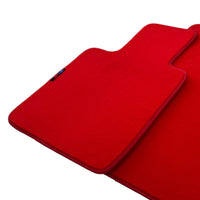 Red Floor Mats For BMW Z4 Series E86 Coupe (2003-2008) With M Package AutoWin Brand - AutoWin
