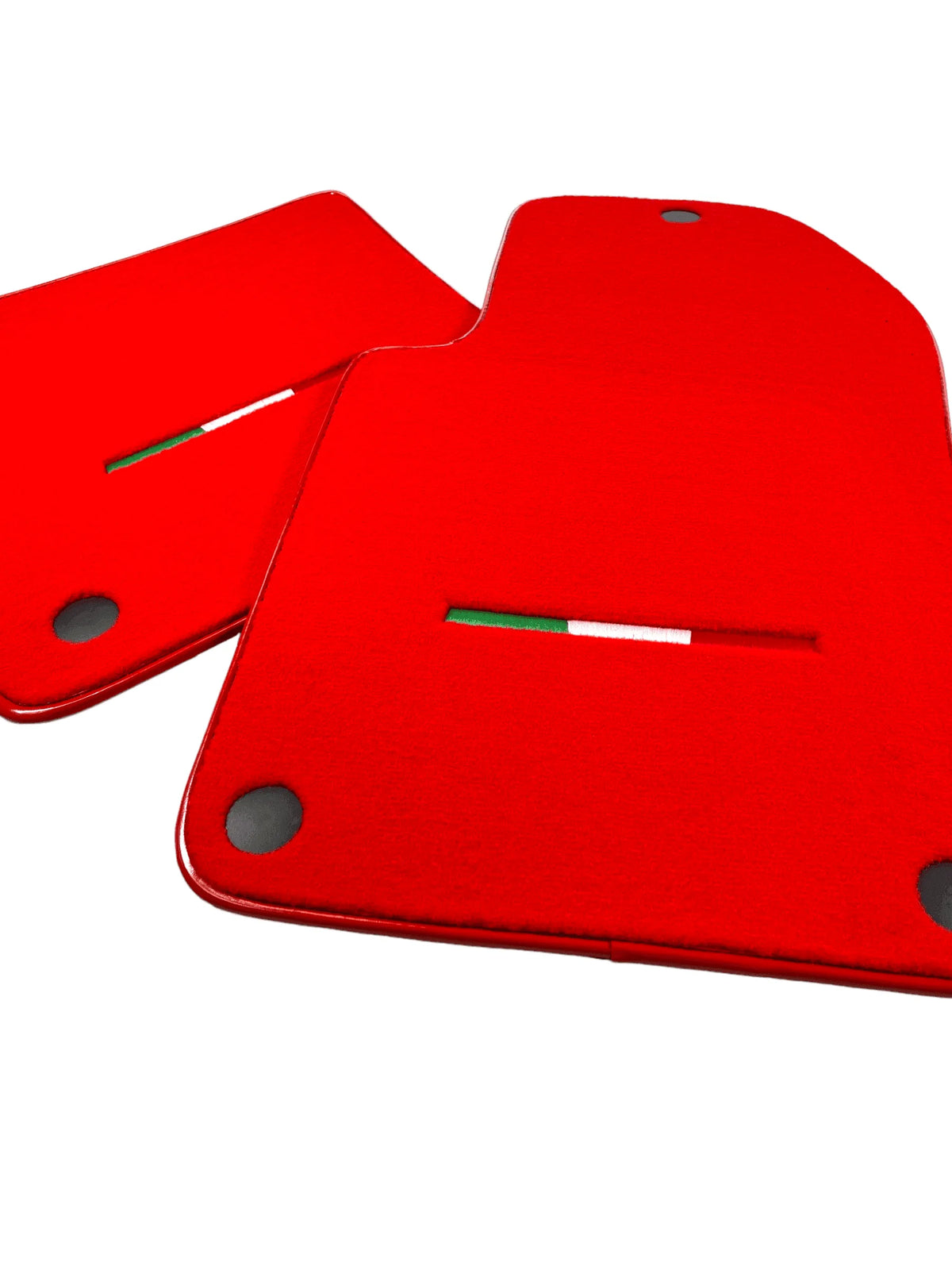 Red Floor Mats For Ferrari 612 Scaglietti 2005-2011 Italian Edition - AutoWin