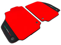 tappetini auto rossi per Ferrari F8 Tributo 2019-2022 con pelle Alcantara - AutoWin