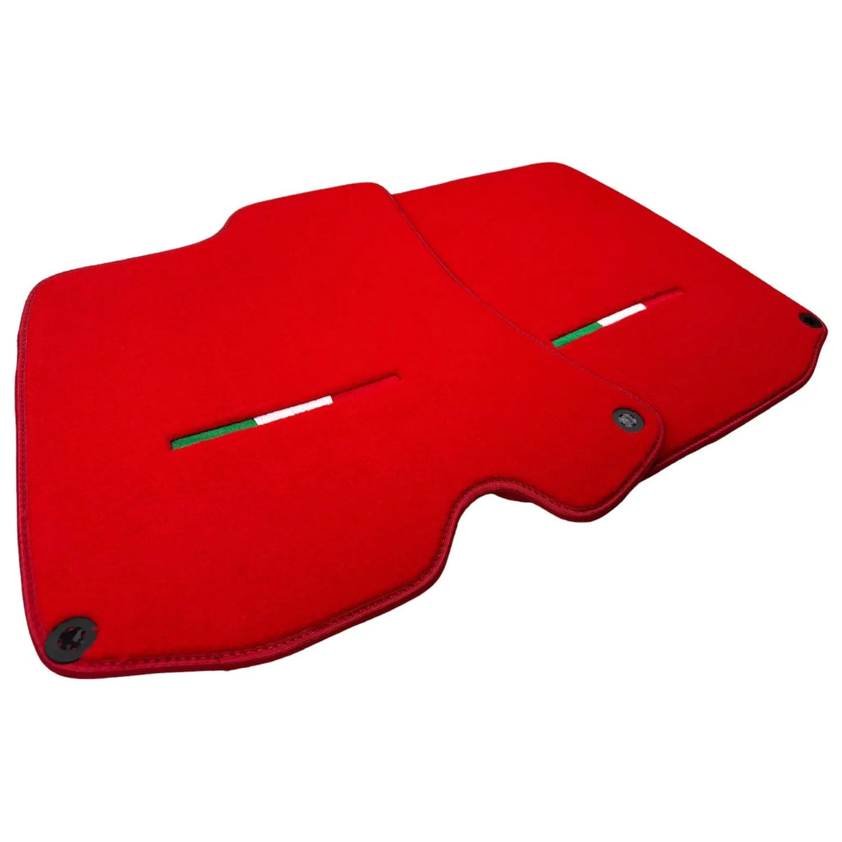 Red Floor Mats For Ferrari Portofino (2018-2023) Italian Edition - AutoWin