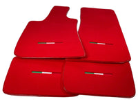 Red Floor Mats For Maserati Grecale (2023-2024) Italy Edition - AutoWin