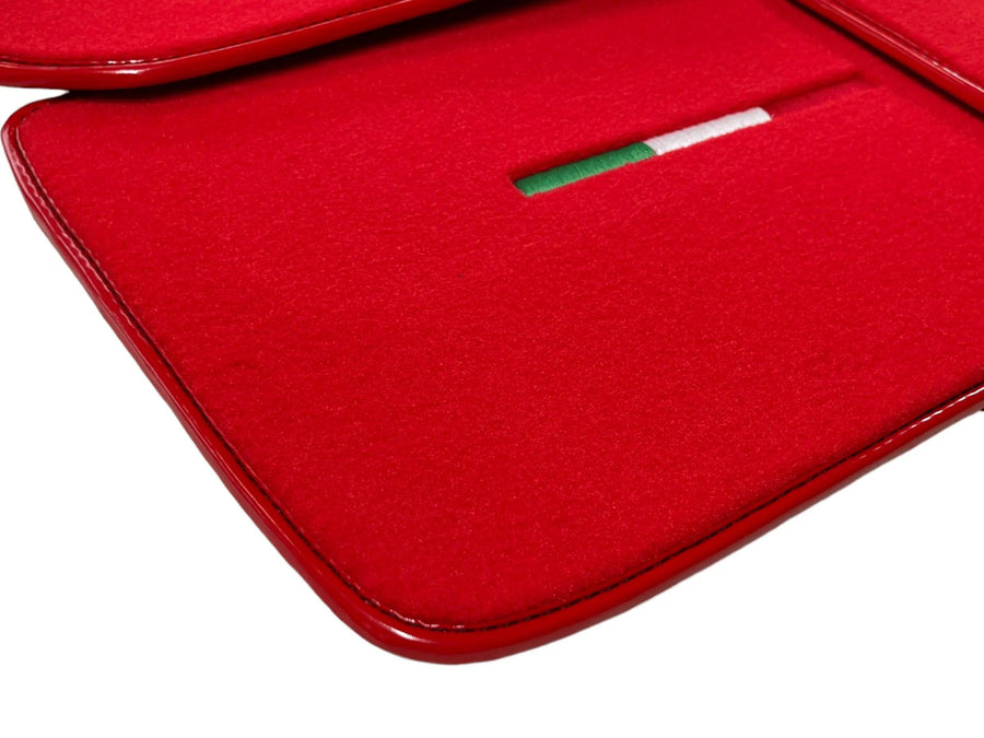 Red Floor Mats For Maserati Levante (2017-2023) Italy Edition - AutoWin