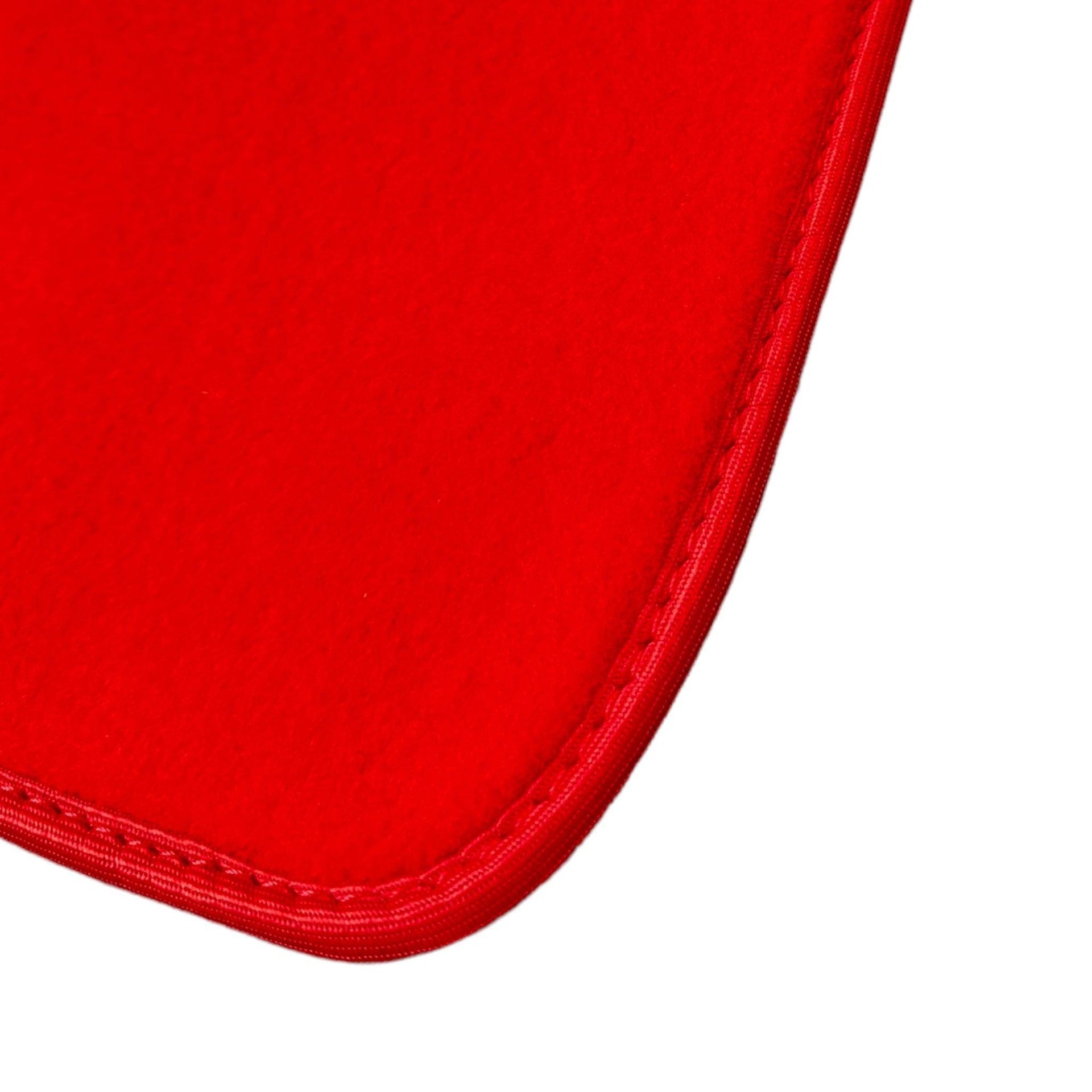 Red Floor Mats for Pontiac FireBird (1970-1981) with Trans Am Logo - AutoWin
