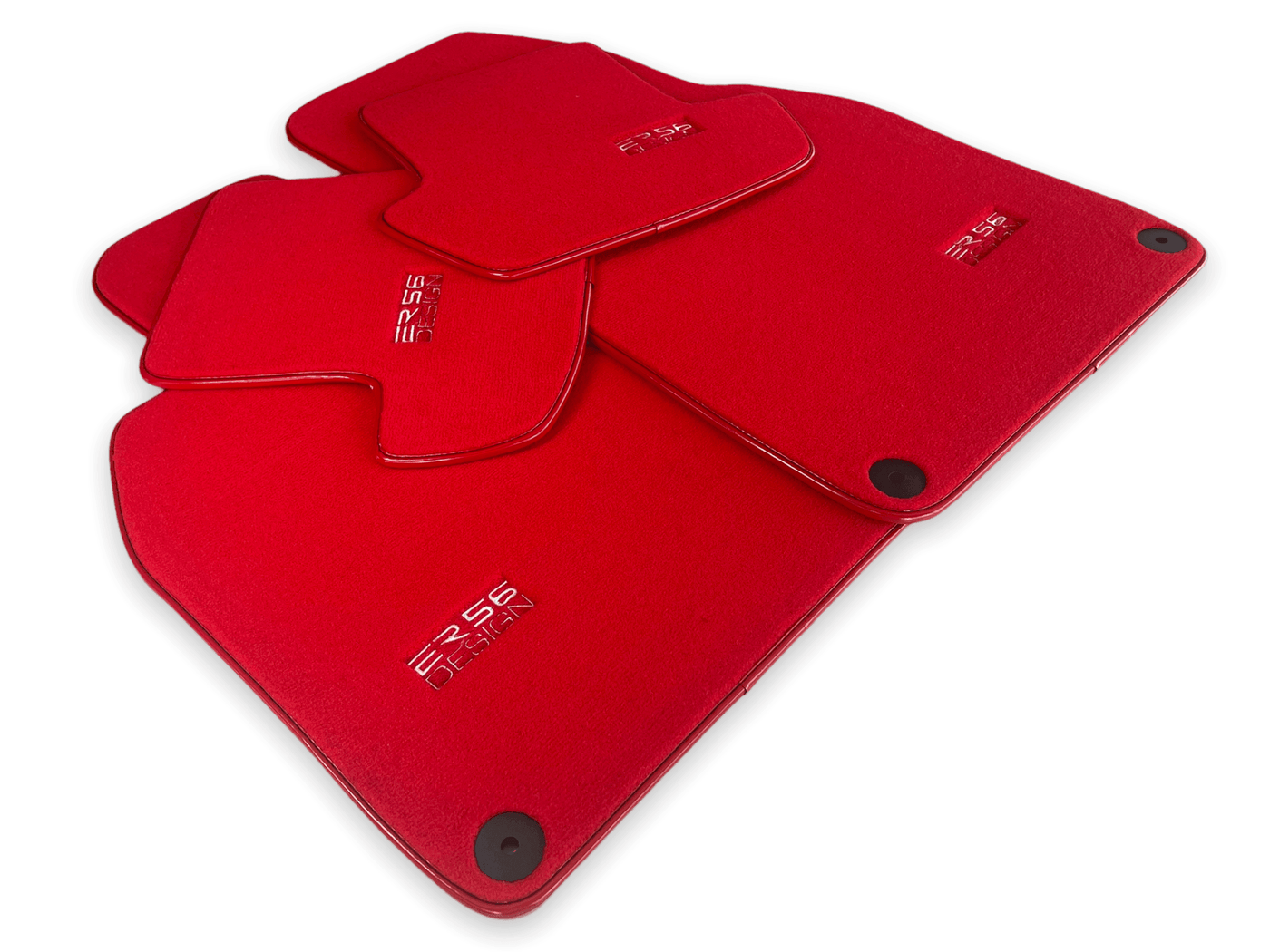 Red Floor Mats for Porsche Macan (2014-2023) | ER56 Design - AutoWin