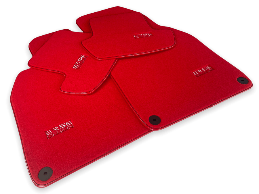 Red Floor Mats for Porsche Panamera (2009-2016) | ER56 Design - AutoWin