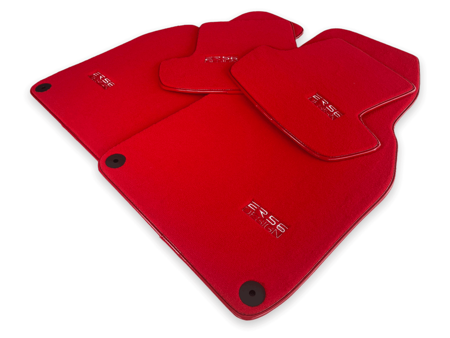 Red Floor Mats for Porsche Panamera (2017-2023) | ER56 Design - AutoWin
