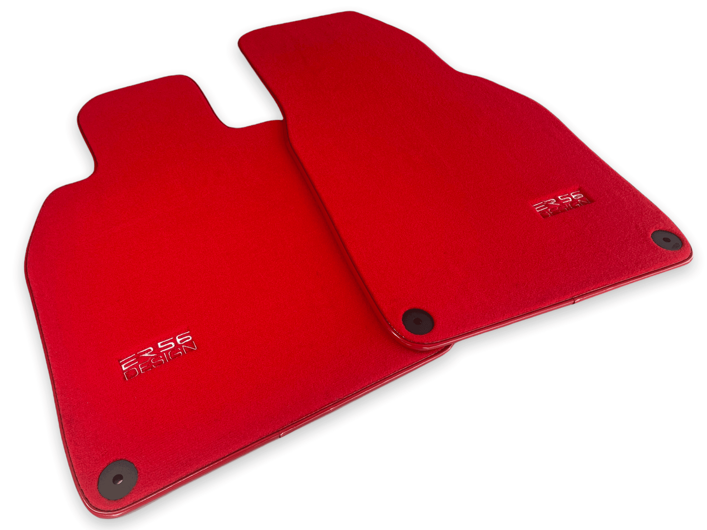 Red Floor Mats for Porsche Taycan (2019-2023) | ER56 Design - AutoWin