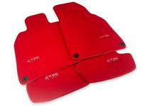 Red Floor Mats for Porsche Taycan (2019-2023) | ER56 Design - AutoWin