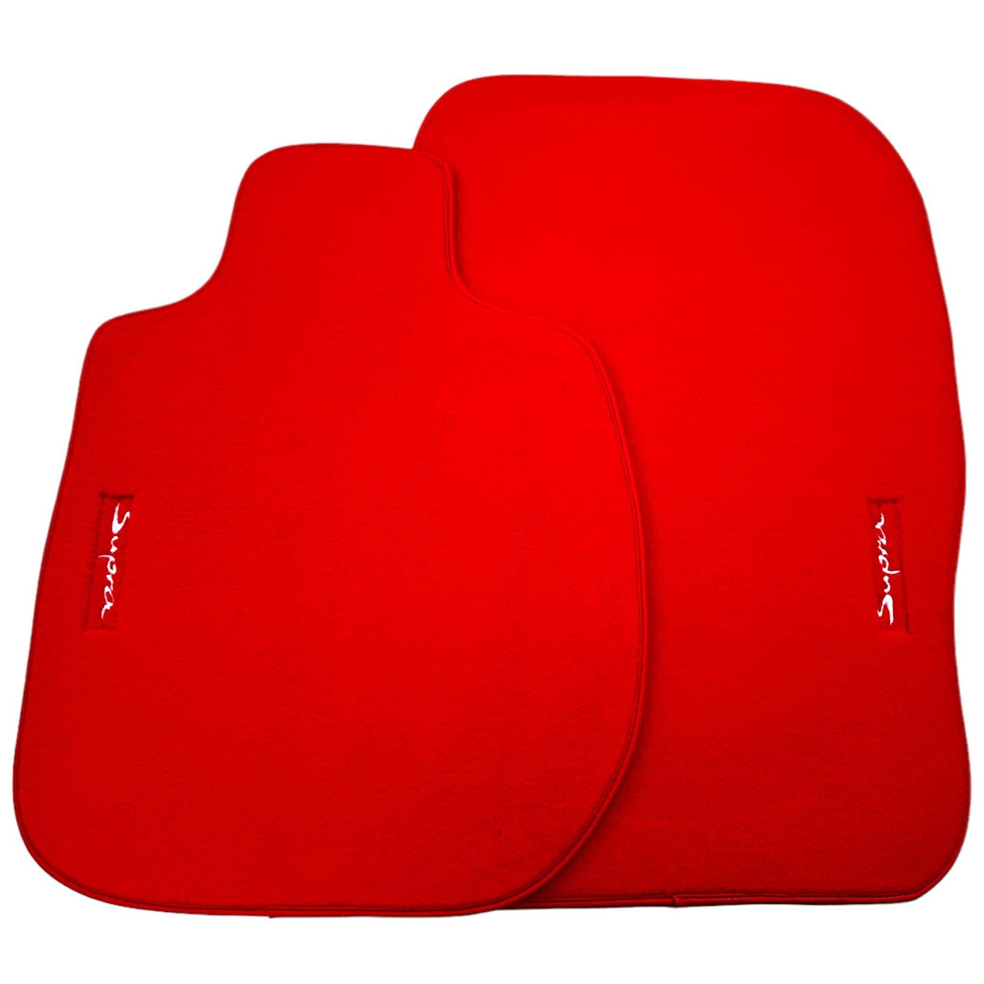 Red Floor Mats for Toyota GR Supra A90 (2019-2023) - AutoWin
