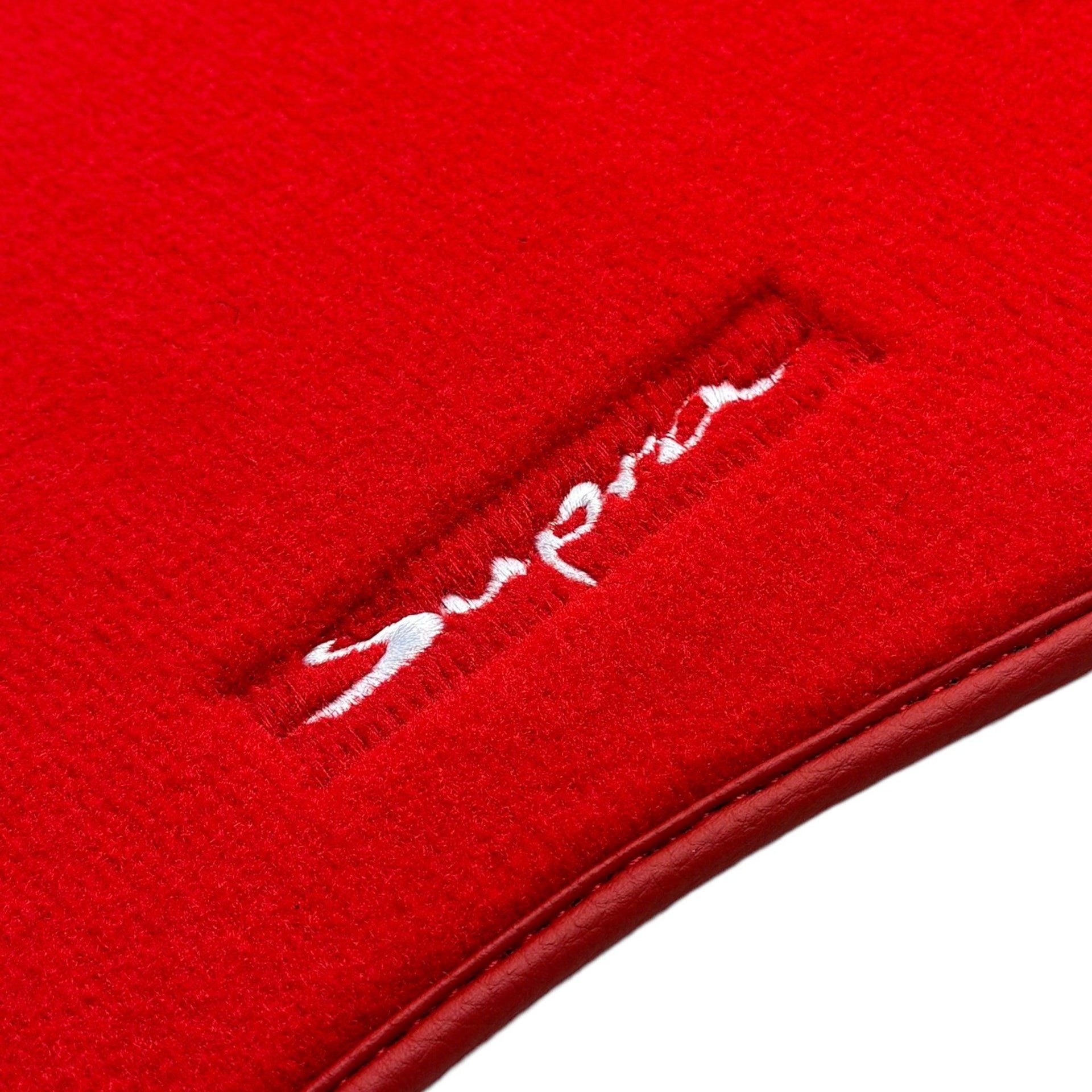 Red Floor Mats for Toyota GR Supra A90 (2019-2023) - AutoWin