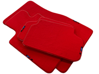 Red Mats For BMW M5 G90 (2023-2026) Sedan With M Package AutoWin Brand - AutoWin