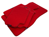 Red Mats For BMW M5 G90 (2023-2026) Sedan With M Package AutoWin Brand - AutoWin