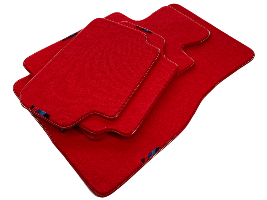 Red Mats For BMW 1 Series F70 With M Package AutoWin Brand - AutoWin