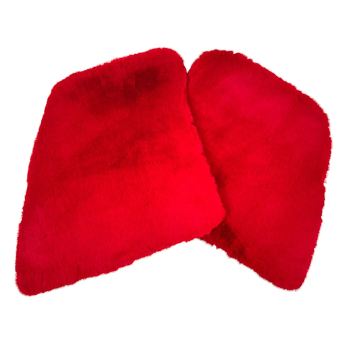 Red Sheepskin Floor Mats for Ferrari 296 GTB (2022-2027)