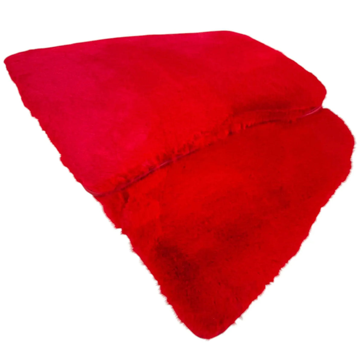 Red Sheepskin Floor Mats for Ferrari 296 GTS (2022-2027)