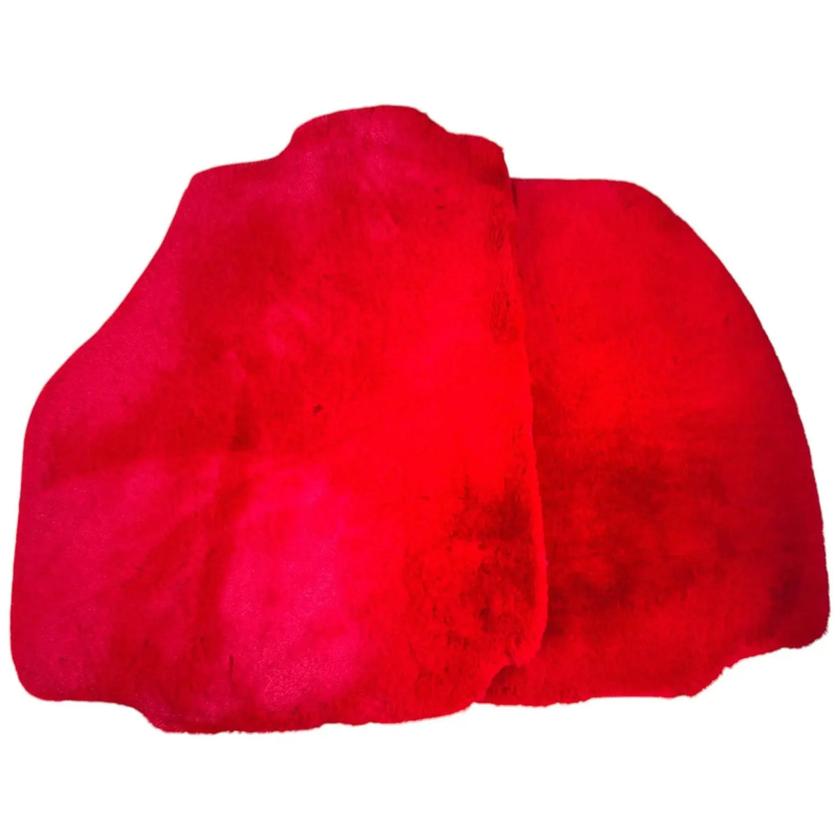 Red Sheepskin Floor Mats for Ferrari 458 Spider (2012-2015)