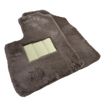 Sheepskin Floor Mats For Bentley Continental GTC (2018-2023) ER56 Design - AutoWin