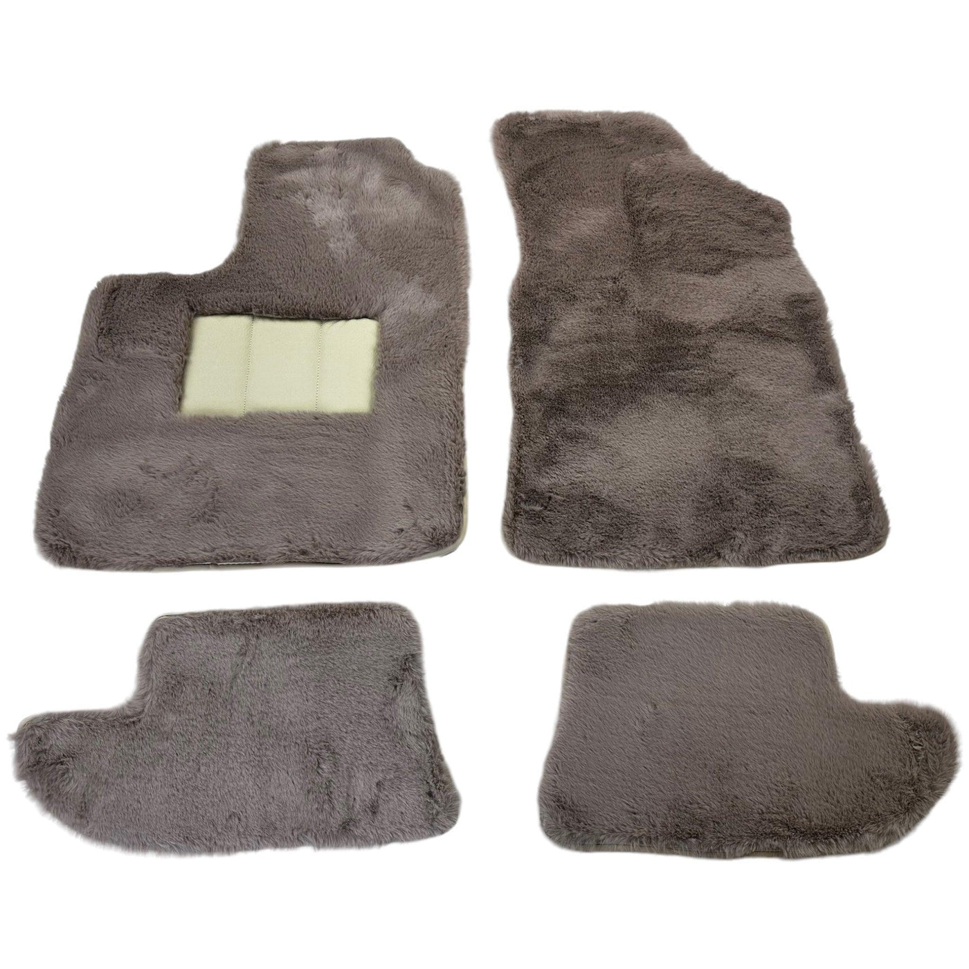 Sheepskin Floor Mats For Bentley Continental GTC (2018-2023) ER56 Design - AutoWin
