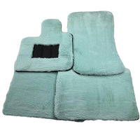 Tiffany Blue Sheepskin Floor Mats For Rolls Royce Ghost Series I (2010–2020) Er56 Design Brand - AutoWin