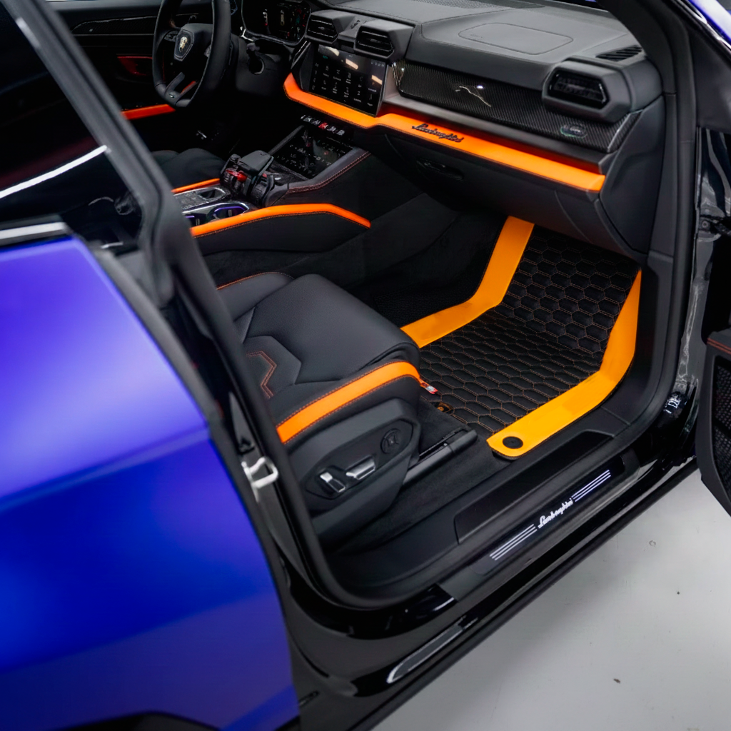 Fußmatten für Lamborghini Urus Blue Tailored Carpets  - AutoWin.EU