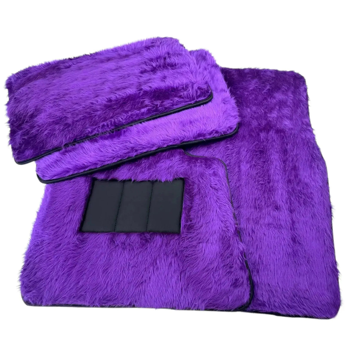 Violet Sheepskin Floor Mats for Rolls-Royce Ghost Series II (2021-2024) - AutoWin
