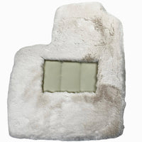 White Sheepskin Floor Mats for Bentley Continental GT (2011–2018) ER56 Design - AutoWin