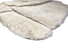 White Sheepskin Floor Mats For Bentley Continental GTC (2006–2011) Er56 Design - AutoWin