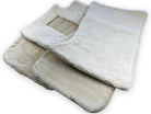 White Sheepskin Floor Mats For Bentley Flying Spur (2005-2013) Er56 Design Brand - AutoWin