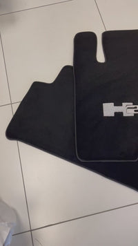 Alfombrillas para coche para Hummer H2 2003-2009 alfombrillas de lujo en negro