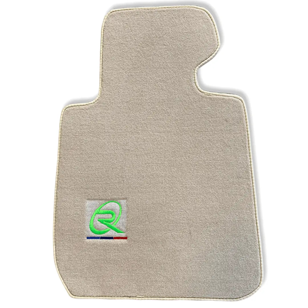 Beige Floor Mats For BMW 1 Series F20 Brand Tailored Set Perfect Fit Green - AutoWin
