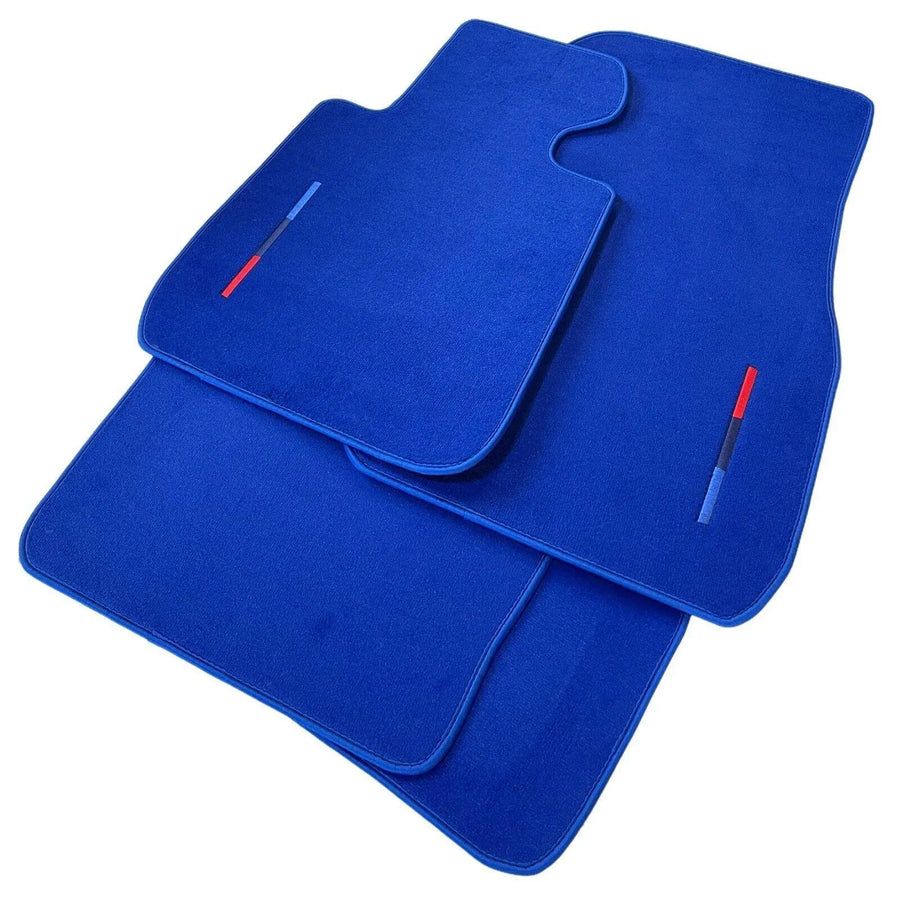 Blue Floor Mats For BMW 6 Series E63 With M Package - AutoWin