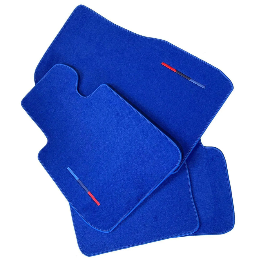 Blue Floor Mats For BMW 6 Series E63 With M Package - AutoWin