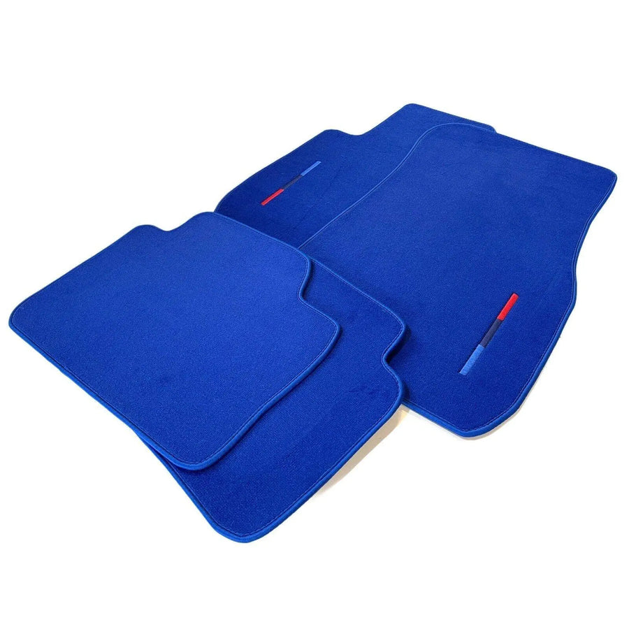 Blue Floor Mats For BMW 6 Series E63 With M Package - AutoWin