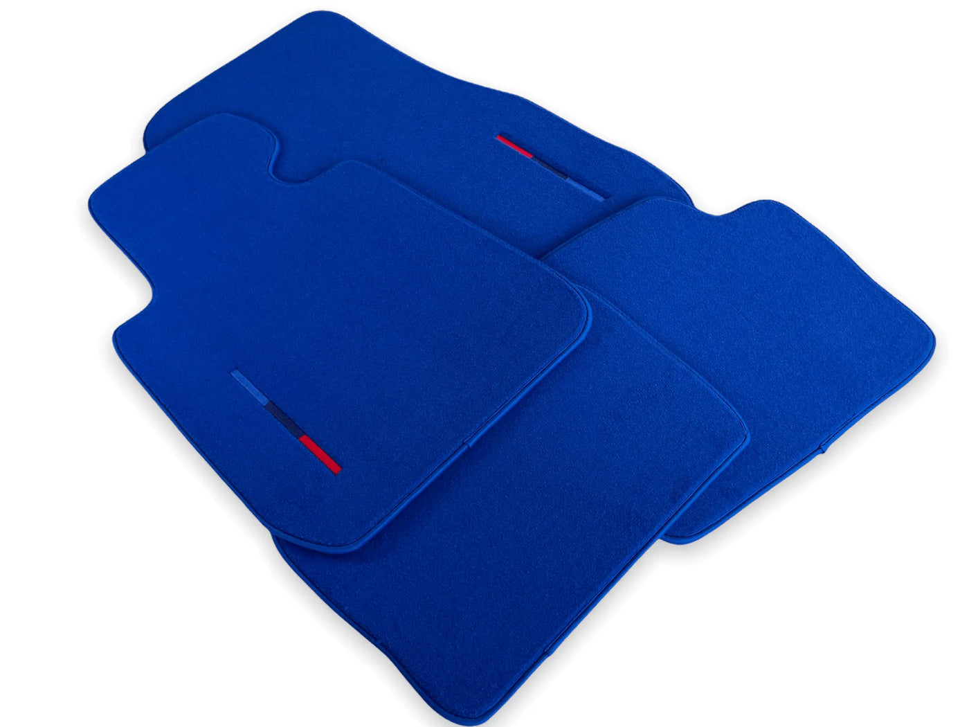 Blue Floor Mats For BMW M3 F80 Series With M Package - AutoWin